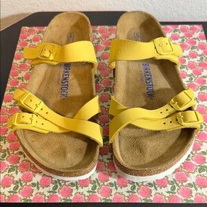 Birkenstock Kids Bright Yellow Sandals